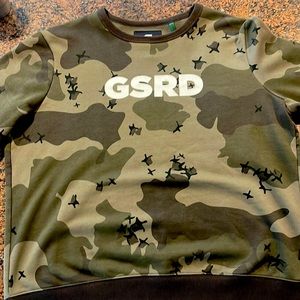 G-Star RAW army fatigue Seathshirt.